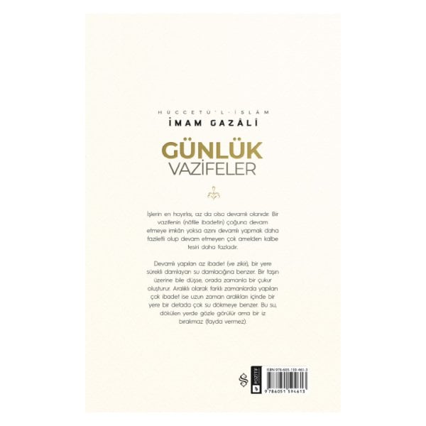 Günlük Vazifeler | İhya-u Ulumiddin | İmam Gazali