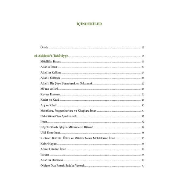 Akaid Metinleri 1 | Harun Tanır