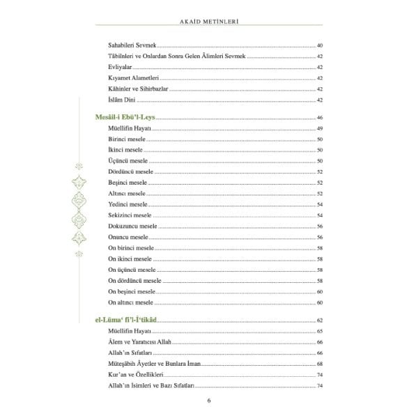 Akaid Metinleri 1 | Harun Tanır