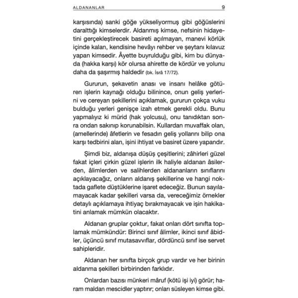 Aldananlar | İhya-u Ulumiddin | İmam Gazali