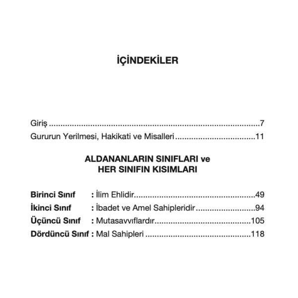 Aldananlar | İhya-u Ulumiddin | İmam Gazali