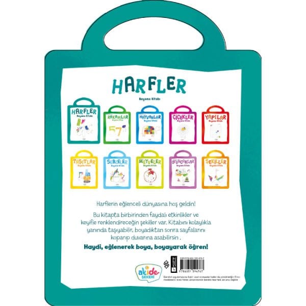 Harfler Boyama Kitabı | Ahmet Demir