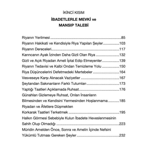 Makam Hırsı ve Riya Tehlikesi | İhya-u Ulumiddin | İmam Gazali