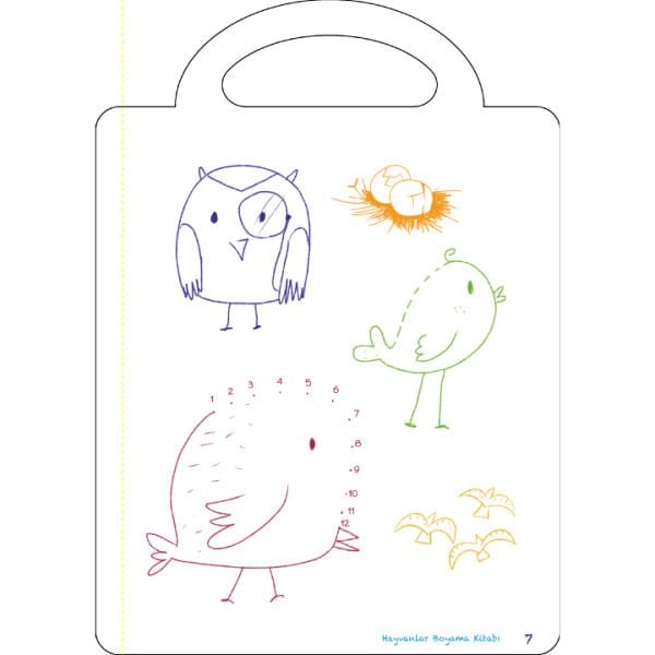 Hayvanlar Boyama Kitabı | Ahmet Demir