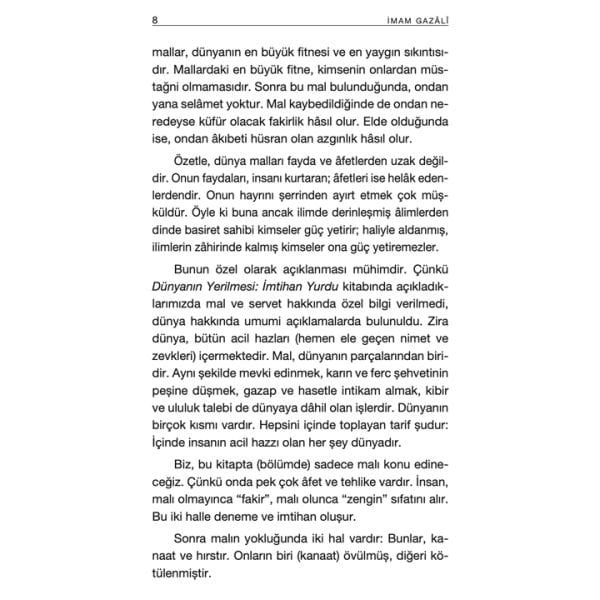 Cimrilik ve Mal Sevgisi | İhya-u Ulumiddin | İmam Gazali