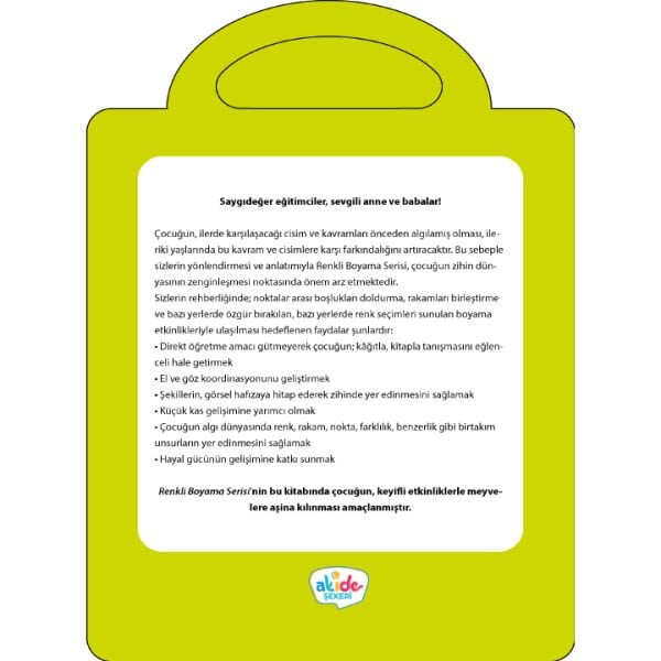 Meyveler Boyama Kitabı | Ahmet Demir