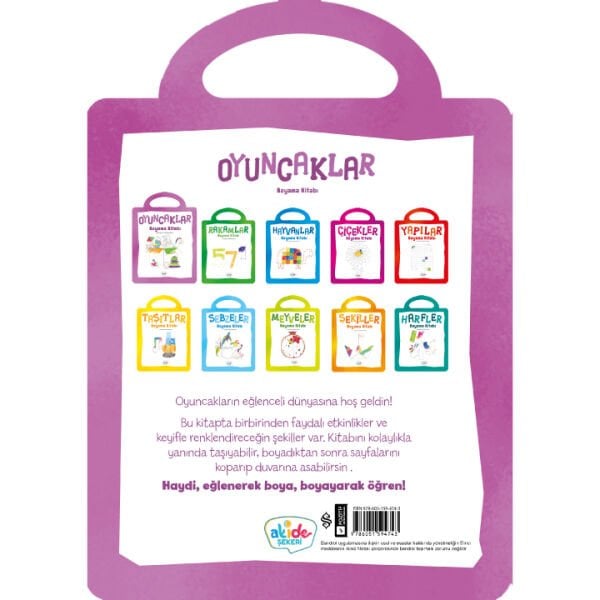 Oyuncaklar Boyama Kitabı | Ahmet Demir