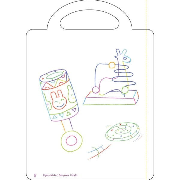 Oyuncaklar Boyama Kitabı | Ahmet Demir