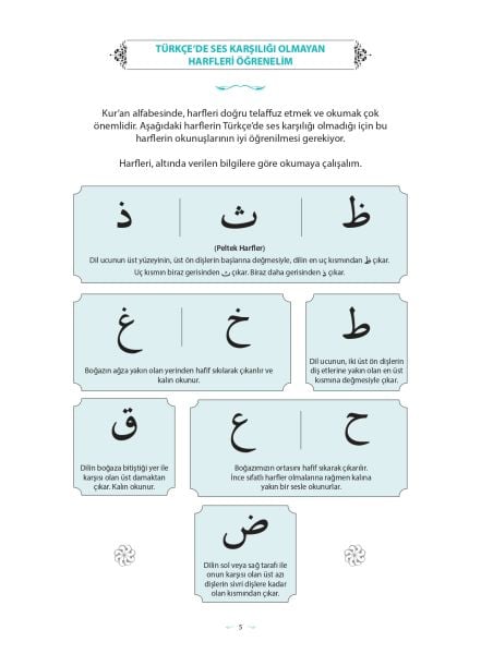 Uygulamalı Kuran Alfabesi Elifba