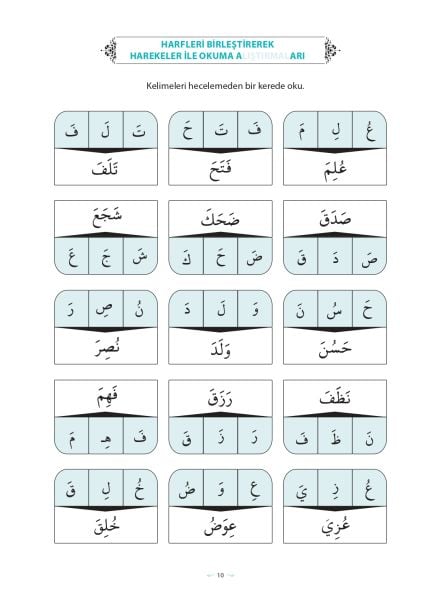 Uygulamalı Kuran Alfabesi Elifba