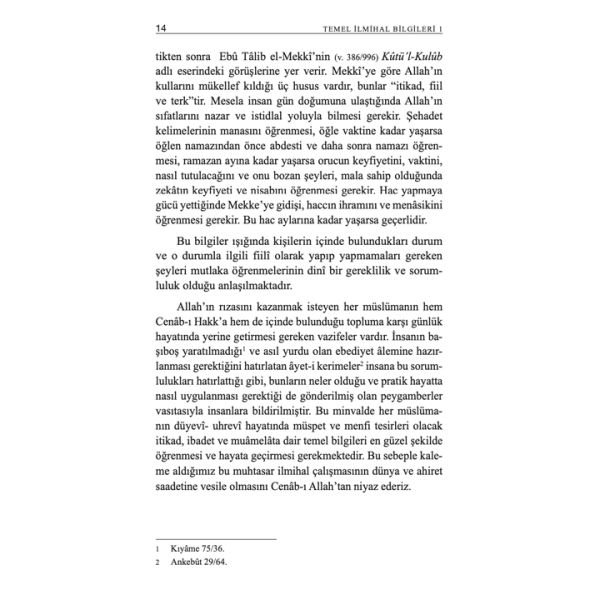 Temel İlmihal Bilgileri 1 | Temizlik ve Namaz Hükümleri