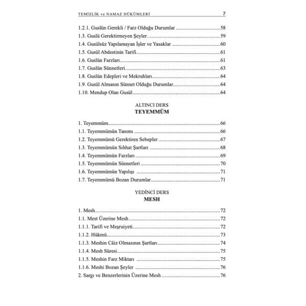 Temel İlmihal Bilgileri 1 | Temizlik ve Namaz Hükümleri