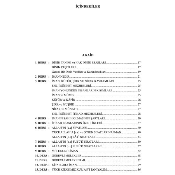 Dini Bilgiler | Akaid Fıkıh Tasavvuf | Yakup Alarçin