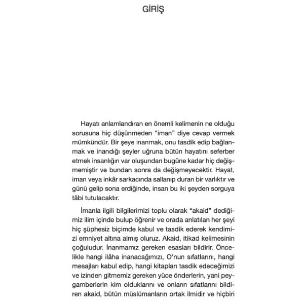 Akaidi İslamiyye | Ahmet Efe