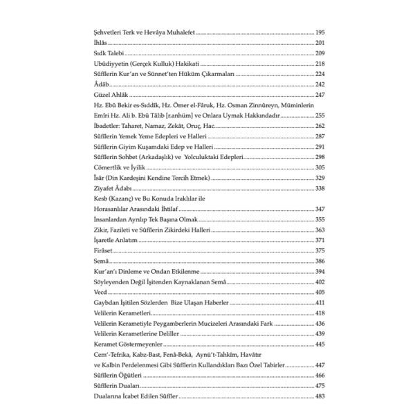 Sufilerin Halleri | Tehzibül Esrar | Harguşi