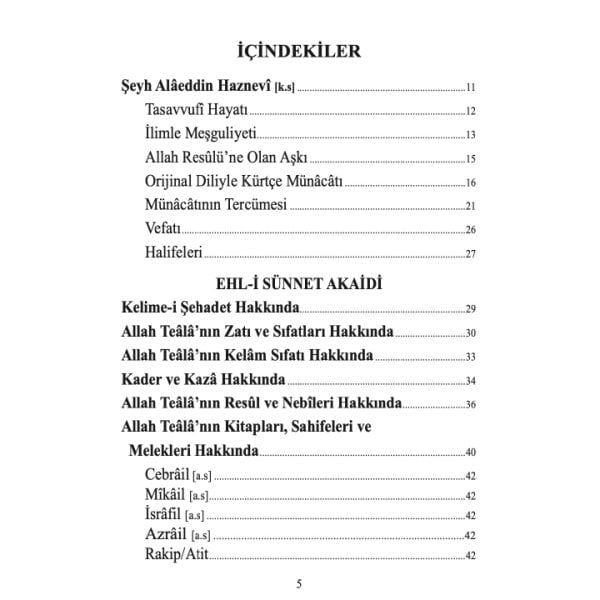 Ehli Sünnet Akaidi | Nuh bin Ali elKuda