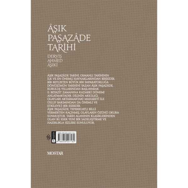 Aşık Paşazade Tarihi | Derviş Ahmed Aşıki