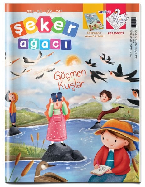 Şeker Ağacı Okul Öncesi Aylık Çocuk Dergisi Sayı: 64 - Nisan 2025