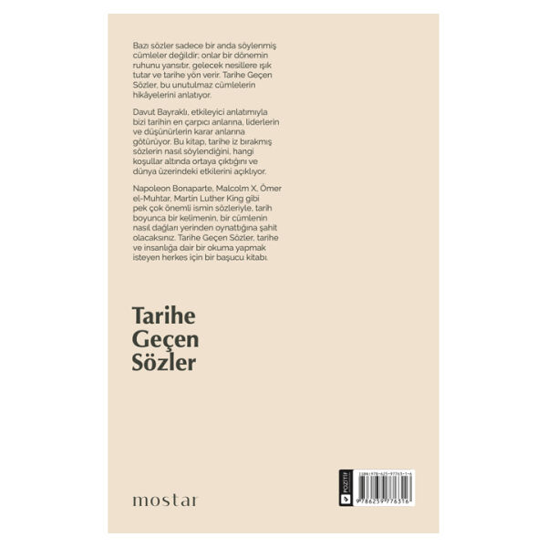 Tarihe Geçen Sözler | Davut Bayraklı