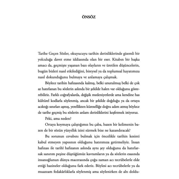 Tarihe Geçen Sözler | Davut Bayraklı