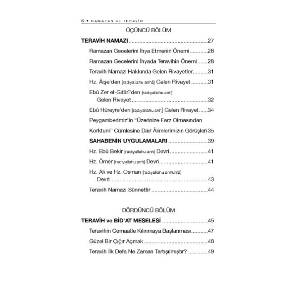 Ramazan ve Teravih | Abdurrahman Altundağ