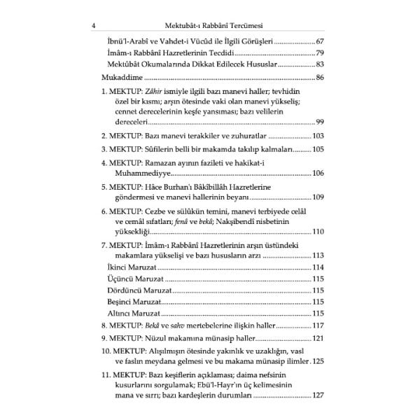 Mektubatı Rabbani 3 Cilt | İmam Rabbani