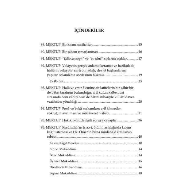 Mektubatı Rabbani 3 Cilt | İmam Rabbani