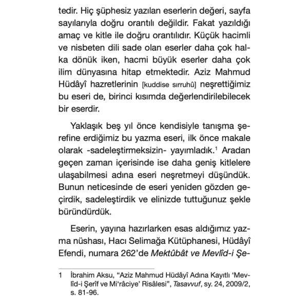 Mevlidi Şerif ve Miraciyye | Aziz Mahmud Hüdayi