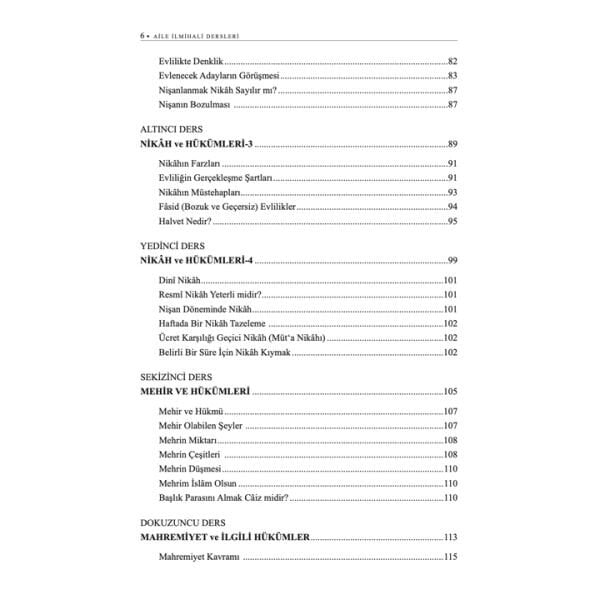 Aile İlmihali Dersleri | Hüseyin Okur