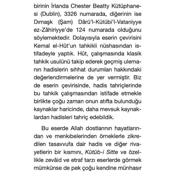 Tasavvufa Dair Kırk Rivayet | Ebu Abdurrahman Es-Sülemi