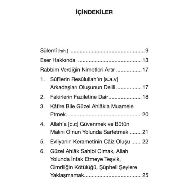 Tasavvufa Dair Kırk Rivayet | Ebu Abdurrahman Es-Sülemi