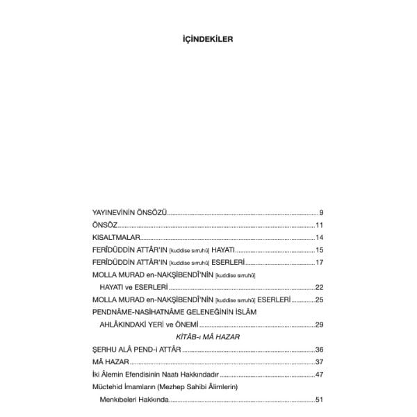 Aşk Bağından Öğütler - Ma Hazar | Molla Murad En-Nakşibendi