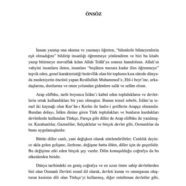Muhtasar Osmanlıca Türkçe Sözlük ve Osmanlı Türkçesi Öğrenim Rehberi