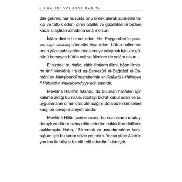 Halidi Yolunda Rabıta