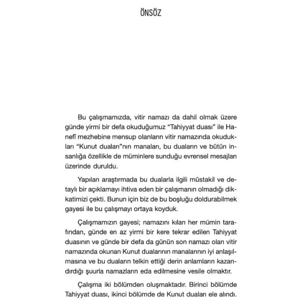 Tahiyyat ve Kunut Duaları | Adem Dölek