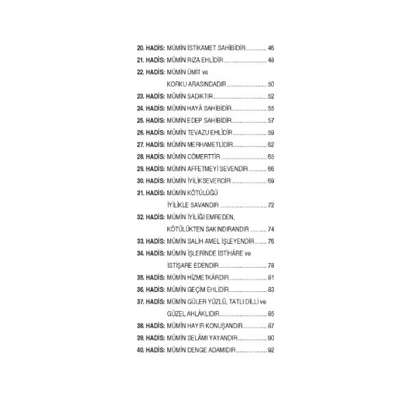 Kırk Hadiste Müslüman Şahsiyeti | Siraceddin Önlüer