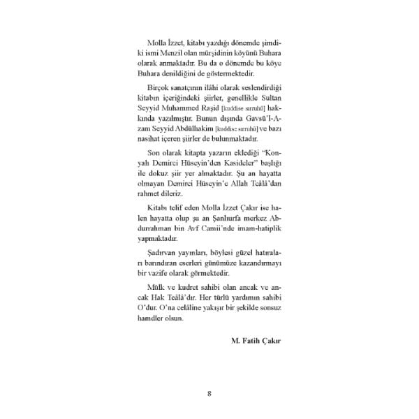 Buharadan İlhamlar Demeti | Molla İzzet Çakır