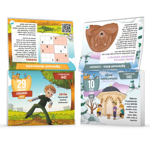 2022 Yılı Etkinlikli Çocuk Takvimi