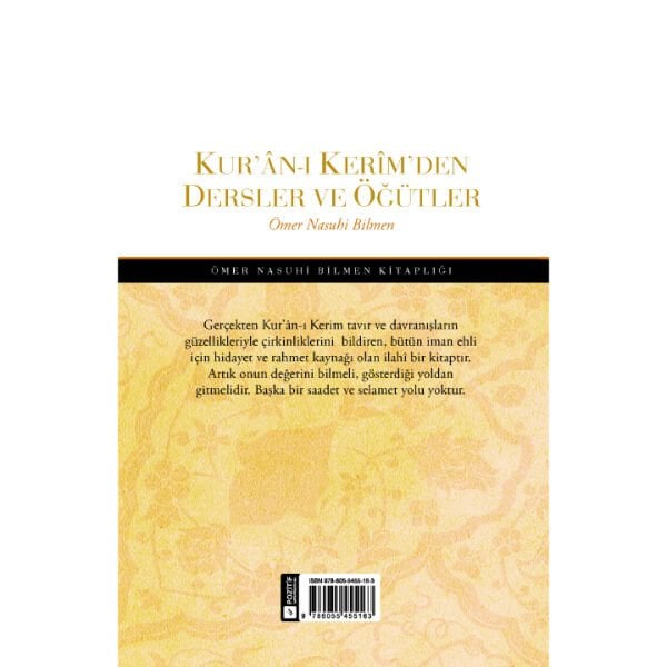 Kuranı Kerimden Dersler ve Öğütler | Ömer Nasuhi Bilmen