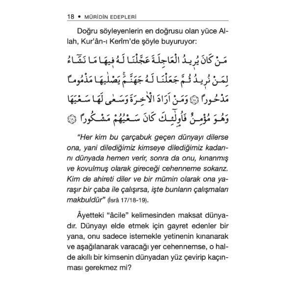 Müridin Edepleri | Abdullah B. Alevi El-Haddad