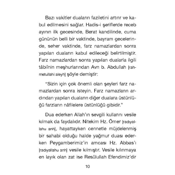 Peygamber Efendimizden Dualar | Abdülmecid Hani