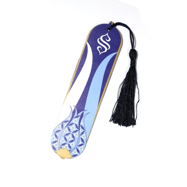 Ahşap Kitap Ayracı | Mavi