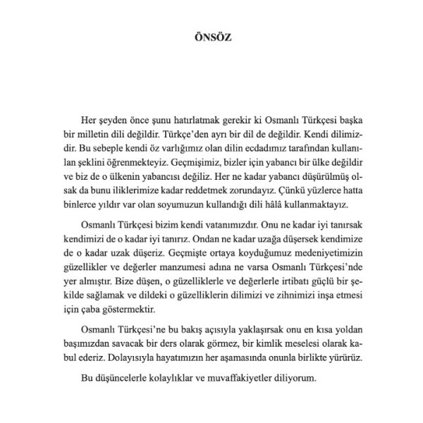 Osmanlı Türkçesi | Dipnot Sözlüklü ve Metin Ağırlıklı