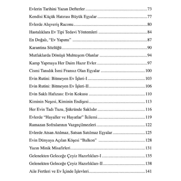 Ev Sözlüğü | Perihan Murat