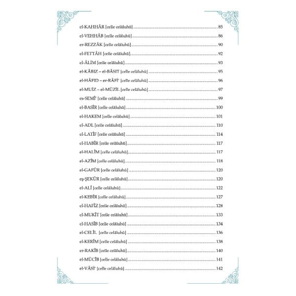 Esma-i Hüsna Şerhi | İmam Gazali