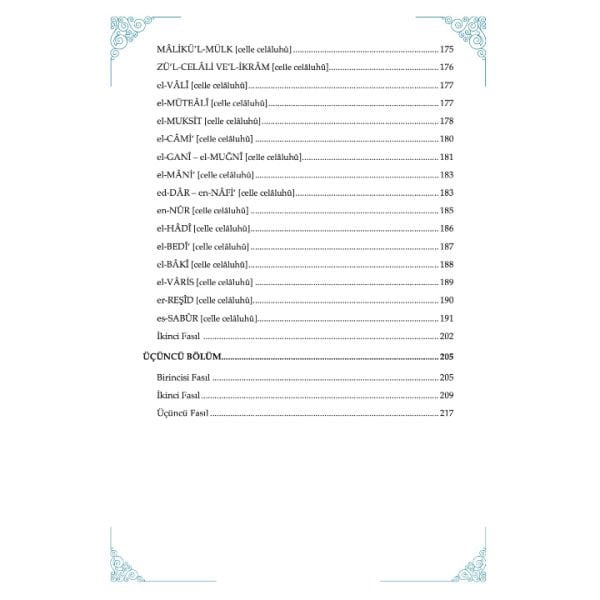 Esma-i Hüsna Şerhi | İmam Gazali