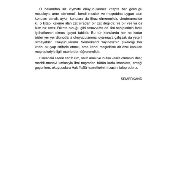 Tenbihül Gafilin 2 Cilt | Ebül Leys Semerkandi