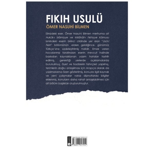 Fıkıh Usulü | Ömer Nasuhi Bilmen