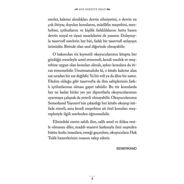 Son Nefeste İman | Hüseyin Okur