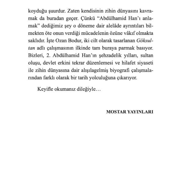 Göksultan | Ciltli | Ozan Bodur